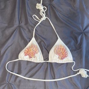 Seashell billabong bikini top
